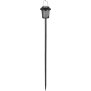 2-in-1 Solar-Tischlampe Gartenleuchte mit Dämmerungssensor wetterfest warmweiß, - schwarz