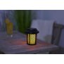 2-in-1 Solar-Tischlampe Gartenleuchte mit Dämmerungssensor wetterfest warmweiß, - schwarz