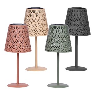 B-Ware LED Solar Metal Tischleuchte Dekolampe...