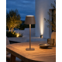 Modulare 3-in-1 LED Akku Tischlampe Taupe – Dimmbare Tisch- & Flaschenleuchte, IP54