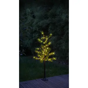 LED Baum Tannenbaum Nadelbaum Braun 3,6W 150 LEDs 150cm hoch
