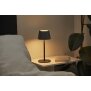 B-Ware 3in1 LED Tischlampe Flaschenleuchte in schwarz max. 45cm hoch mit 3000mAh Akku 200lm