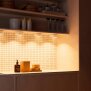 LED Akku Schranklichter Unterbauleuchte Spots 4er-Set Akzentbeleuchtung Bewegungsmelder