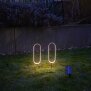 Solar LED Wegeleuchte Gartenleuchte Außenbeleuchtung warmweiß wasserdicht mit Solar Panel - oval