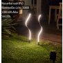 Solar LED Wegeleuchte Gartenleuchte Außenbeleuchtung warmweiß wasserdicht mit Solar Panel - twisted