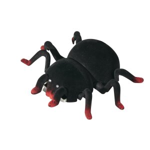 Ferngesteuerte Halloween-Spinne 360° Rotation Leuchtende Augen Bewegliche Beine Kletterfähig