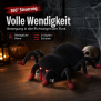 Ferngesteuerte Halloween-Spinne 360° Rotation Leuchtende Augen Bewegliche Beine Kletterfähig