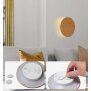 LED Batterie Wandleuchte Indirektes Licht Echtholz mit Bewegungsmelder Kirschholz 2er-Set