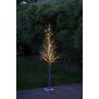 B-Ware Festlicher 150 cm LED Baum mit Schneeverzierung  240 Warmweiße LEDs, 5 Meter Kabel &
