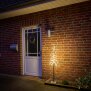 B-Ware Festlicher 150 cm LED Baum mit Schneeverzierung  240 Warmweiße LEDs, 5 Meter Kabel &