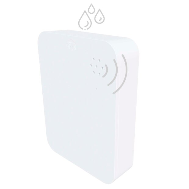 Wifi Wassermelder mit Tuya App 2er-Set  Kompaktes Alarmsystem für Keller, Küche & Bad