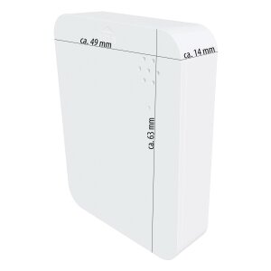 Wifi Wassermelder mit Tuya App 2er-Set  Kompaktes Alarmsystem für Keller, Küche & Bad