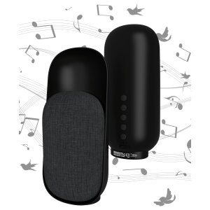 3in1 Nature Sound Box LED Nachtlicht mit Bluetooth Lautsprecher und Naturgeräuschen Ideale schwarz