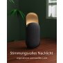 3in1 Nature Sound Box LED Nachtlicht mit Bluetooth Lautsprecher und Naturgeräuschen Ideale schwarz
