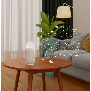 3in1 Nature Sound Box LED Nachtlicht mit Bluetooth Lautsprecher und Naturgeräuschen Ideale weiß