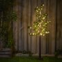 B-Ware LED Baum Tannenbaum Nadelbaum Braun 3,6W 150 LEDs 150cm hoch