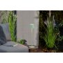 Northpoint 3in1 LED Tischlampe Flaschenleuchte max. 45cm hoch mit 3000mAh Akku 200lm warmweißes Licht (3000K) stufenlos dimmbar für Innen und Außen Hellgrün