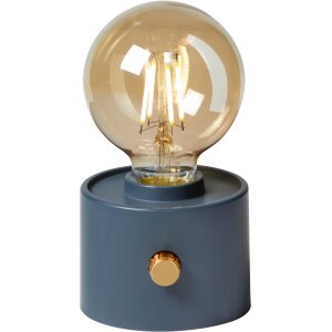 Vintage Akku Glühbirne Edison LED Tischlampe USB-C...