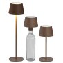 B-Ware 3in1 LED Tischlampe Flaschenleuchte max. 45cm hoch mit 3000mAh Akku 200lm warmweißes Licht