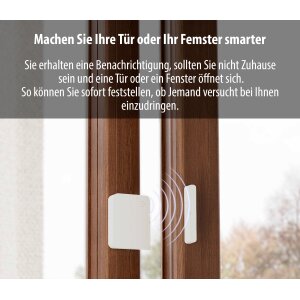 Wifi Alarmsystem 2er-Set für Fenster &...