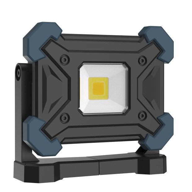 LED Arbeitsstrahler Baustrahler Akku 20W 2000 Lumen dimmbar IP65 USB-C