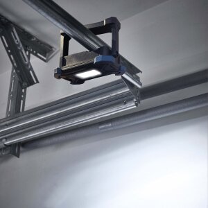 LED Arbeitsstrahler Baustrahler Akku 20W 2000 Lumen dimmbar IP65 USB-C