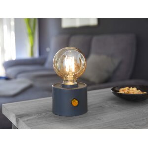 B-Ware Vintage Akku Glühbirne Edison LED Tischlampe...