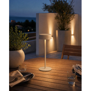 Elegante LED Akku Tischleuchte Dimmbar Kabellos IP54...