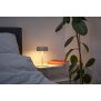 Elegante LED Akku Tischleuchte Dimmbar Kabellos IP54 Metallgehäuse höhenverstellbar beige