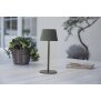 3in1 LED Tischlampe 2er-Set Flaschenleuchte in olivegrün max. 45cm hoch mit - Olivegrün 2er-Set