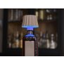3in1 LED Tischlampe Flaschenleuchte max. 45cm hoch mit 3000mAh Akku 200lm warmweiß - Plissee beige