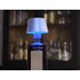3in1 LED RGB Tischlampe Flaschenleuchte max. 45cm hoch mit 3000mAh Akku 200lm warmweiß und - chrome