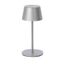3in1 LED RGB Tischlampe Flaschenleuchte max. 45cm hoch mit 3000mAh Akku 200lm warmweiß und - chrome