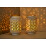 Orientalisches LED Windlicht 2er-Set mit faszinierendem Schattenspiel für gemütliche Atmosphäre