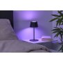 3in1 LED Tischlampe Flaschenleuchte max. 45cm hoch mit 3000mAh Akku 200lm warmweiß - Plissee schwarz