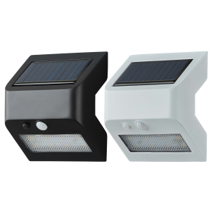 LED Solar Wandleuchte mit Bewegungsmelder &...