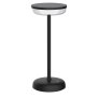 LED Solar Tischlampe Tischleuchte mit Akku Cocktaillampe USB-C stufenlos dimmbar - schwarz