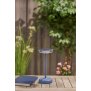 LED Solar Tischlampe Tischleuchte mit Akku Cocktaillampe USB-C stufenlos dimmbar wetterfest - blau