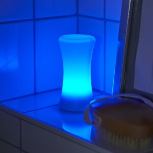 LED Steckdosen Nachtlicht 2er-Set Taschenlampe Weiß Wandleuchte Bewegungsmelder - Zylinder 2er-Set