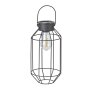 LED Solar Laterne Dämmerungssensor Garten Balkon Modern Industrielook IP44 Laterne