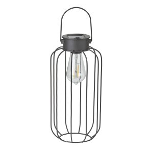 LED Solar Laterne Dämmerungssensor Garten Balkon...