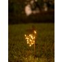 B-Ware LED Solar Gartenstab Solarstecker Außenbereich mit Dämmerungssensor Fee Stehend