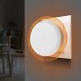 B-Ware Northpoint LED Nachtlicht mit Bewegungssensor, USB-Anschluss, drei Betriebsarten 1600K, rund
