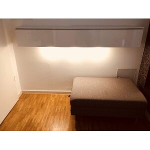 LED Spots 6er Set Beleuchtung Set bis zu 35 Stunden Laufzeit Unterbau Küchenlampe - 6er AA-Batterien