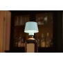 B-Ware Northpoint 3in1 LED Tischlampe Flaschenleuchte max. 45cm hoch mit 3000mAh Akku 200lm warmweißes Licht (3000K) stufenlos dimmbar für Innen und Außen Babyblau