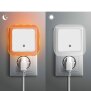 LED Nachtlicht Bernsteinweißes Licht (1500-1800K) 4 Stk. Eckig - 4 Stk. Eckig mit 2 USB Anschlüssen
