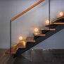 LED Nachtlicht Bernsteinweißes Licht (1500-1800K) 4 Stk. Rund mit - 4 Stk. Rund mit Bewegungsmelder