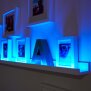 2er-Set Aufladbarer LED Streifen 100cm Farbwechsel Bewegungsmelder Innenbereich - 2er-Set RGB Bunt