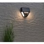 B-Ware LED Wandleuchte Solar Außenbereich Dämmerungssensor 45 Auslösungen Nachtlicht
 Hexagon