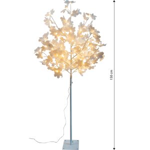 LED Baum mit 120 weißen Blüten...